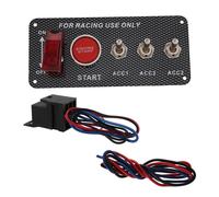 Pulsante Di Avvio Motore Ignizione Auto 12V Pannello Da Corsa 3 Toggle H8O6