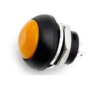 Pulsante Di Avvio Pulsante Momentaneo 5/20/100 pezzi PBS-33B 2 pin mini interruttore 12 mm 12 V 1 A impermeabile interruttore a pulsante momentaneo blocco di ripristino(Orange Reset,20PCS)