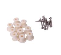 Pulsante Di Blocco Cinghia Di Chitarra 10pcs Plastica - Avorio