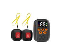 Pulsante di Chiamata per Badante Wireless per Anziani, Cercapersone per Badante, Monitoraggio Degli Anziani con Vibrazione, Pulsante di Avviso per