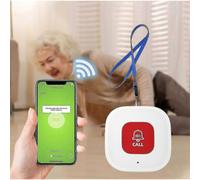 Pulsante di chiamata Wi-Fi per assistenti domiciliari anziani con notifica tramite app, monitoraggio anziani, cercapersone per assisten