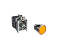 Pulsante di comando 22 mm giallo con Harmony XB4 XB4BW35B5