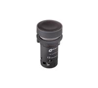 Pulsante di comando 22 mm nero con autorestituzione XB7NA21
