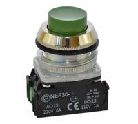 Pulsante di comando alto 30 mm retro verde W0-NEF30-W X Z