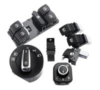 Pulsante di comando Set da 7 Pezzi Interruttori Finestrino e Fari Per Golf Mk5 Mk6 Per Jetta Per Passat Per Tiguan