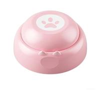 Pulsante di comunicazione bidirezionale per addestramento del cane con comandi vocali registrabili e design in plastica per uso a lungo termine nell'addestramento degli animali domestici (rosa)