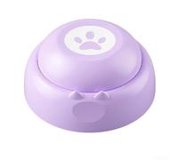 Pulsante di comunicazione bidirezionale per addestramento del cane con comandi vocali registrabili e design in plastica per uso a lungo termine nell'addestramento degli animali domestici (viola)