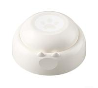 Pulsante di comunicazione del cane con registrazione vocale per supportare l'interazione bidirezionale e l'allenamento, realizzato in plastica per resistere all'uso giocoso (bianco)