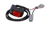 Pulsante di controllo del faro per controllo faro Surron Lightbee | Adatto per Surron Lightbee X, controlla la potenza del faro, plastica nera, indicatore LED rosso