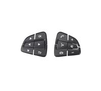 Pulsante di controllo del volante Compatibile Con Benz Per CLS Class Per W218 2014 2015 2006 2017 OEM 1669052800 Pulsanti Volante Auto Coperchio Interruttore Controllo(Black,1 pair)