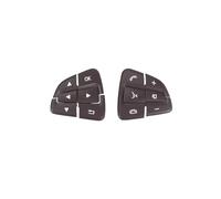 Pulsante di controllo del volante Compatibile Con Benz Per SLK Class Per W172 2016 2017 2018 2019 OEM 1669052800 Pulsanti Sul Volante Auto Coperchio Interruttore Controllo(Brown,1 pair)