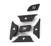 Pulsante di controllo del volante Compatibile Con Benz Per W218 CLS 2013 2014 2015 2016 2017 2018 1648700558 Volante Multifunzione Tasto Manopola Controllo Coperchio Pulsante(Black,Left)