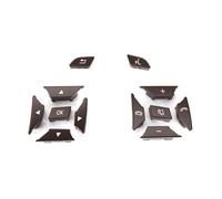 Pulsante di controllo del volante Compatibile Con Benz Per W218 CLS 2013 2014 2015 2016 2017 2018 1648700558 Volante Multifunzione Tasto Manopola Controllo Coperchio Pulsante(Brown,1 Pair)