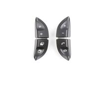 Pulsante di controllo del volante Compatibile Con Benz Per W220 Class 1998-2005 OEM 2208210679 Coperchio Controllo Interruttore Volante Auto Pulsanti Multifunzione Riparazioni(Black)