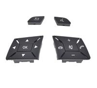 Pulsante di controllo del volante multifunzione compatibile con Classe C W204 Classe E W207 W176 Classe B GLK CLA GLA 2011-2016 pulsante Cruise Control (nero)