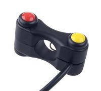 Pulsante di Controllo Interruttore Manubrio Pulsanti Manubrio In Lega Di Alluminio 3 Interruttore A Pressione 12V 7/8 "faro ATV Moto Per Clacson Fonte Di Alimentazione Motore Avvio Kill Switch