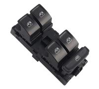 Pulsante Di Controllo Principale Alzacristalli Elettrici Con Luce Rossa/bianca Per VW Per Golf MK7 E Per Passat B8 2014-2018 5G0959857(NoelectroplateWhite)