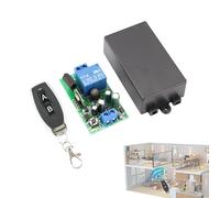 Pulsante di controllo remoto senza fili, ad ampia tensione, AC85-265 V, pulsante a canale singolo, interruttore senza fili, telecomando da .92 MHz, per garage, porte, finestre, luci motore