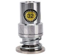 Pulsante di copertura del tessuto, bottone rotondo stampo, pulsante coperto di tessuto Strumenti muore la forma del pane rotondo premi strumento di punzonatura di metallo, (32L)