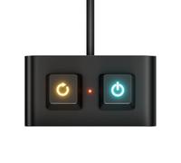 Pulsante di esterno - trigger desktop leggero, interruttore di controllo del computer | Dispositivo di attivazione multiplo per appassionati di professionisti, Portablle Café Public Home Scenari