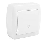 Pulsante di luce murale di superficie, dimensioni 74 x 72 x 28 mm. Ideale per controllare l'illuminazione in modo semplice ed elegante. Perfetto per qualsiasi spazio moderno.