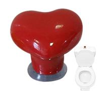 Pulsante di per il serbatoio del WC a forma di cuore, strumento facile da premere per lo scarico del WC, con design ergonomico, estensore per pulsanti WC per maniglie dei cassetti, strumento a