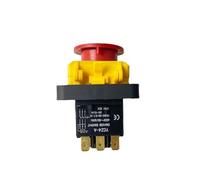 Pulsante di reset momentaneo YCZ4-A 7 pin IP55 Coperchio protettivo ON Off Interruttore elettromagnetico