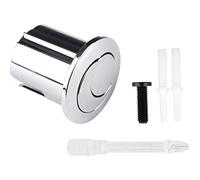 Pulsante di ricambio a doppia valvola di scarico adatto per WC Roca, pulsante di scarico a doppio pulsante pulsante per serbatoio dell'acqua per WC compatibile con Roca AH0002000R - Doppio pulsante