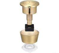 Pulsante di ricambio per cassetta WC a doppio scarico, 20 mm-60 mm, attuatore per serbatoio in ABS per Fluidmaster PRO550UK e Skylo SKY005, finitura cromata (oro)