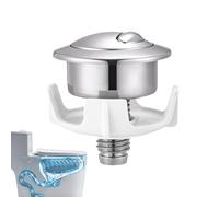 Pulsante di ricambio per sciacquone, impermeabile, coperchio a pressione per WC, doppio controllo del serbatoio, facile manutenzione, riparazione idraulica, appartamento, casa, privato, inquilino