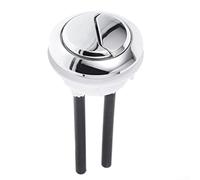 Pulsante di ricambio per WC a doppio scarico, pulsante rotondo per sciacquone, coperchio in plastica per cassetta della cisterna per casa e hotel