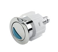 Pulsante di ricambio per WC, pulsante di scarico doppio, 38-49 mm, testa rotonda, accessorio per riparazione del serbatoio dell'acqua del bagno, 1 pezzo