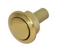 Pulsante di ricambio per WC Siamp Storm 33A, cromato Finis, adatto per fori standard di cisterna da 38 mm a 44 mm di diametro (oro 48 mm)