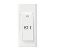 Pulsante di rilascio porta Push to Exit, montaggio superficiale, interruttore NO/COM ripristinabile per sistemi di controllo accessi, pannello 89 mm x 40 mm, corrente massima 250 V 16 A, per uso