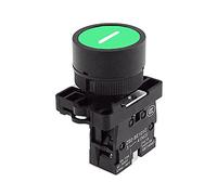Pulsante di ripristino automatico da 22 mm Interruttore pulsante di arresto avvio con il simbolo della freccia XB2 Flat Touch 1NC / 1NO Serie di pulsanti di commutazione Componenti elettronici (Size