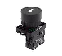 Pulsante di ripristino automatico da 22 mm Interruttore pulsante di arresto avvio con il simbolo della freccia XB2 Flat Touch 1NC / 1NO Serie di pulsanti di commutazione Componenti elettronici (Size