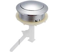 pulsante di scarico del water Pulsante singolo rotondo for serbatoio 'acqua del WC, pulsante di ricambio in plastica for for coperchio con foro da 55 a 67 mm