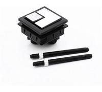 pulsante di scarico del water Serbatoio 'acqua del water Pulsante di scarico a doppia pressione Diametro interno quadrato 4,5 cm serbatoio