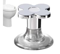 Pulsante di scarico del WC, pulsante di ricambio a forma di , maniglia adesiva per cassetto, pulsante a pressione per serbatoio 'acqua per casa e bagno