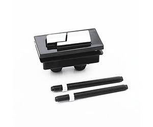 Pulsante di scarico per cassetta WC, Pressa manuale Pulsante WC in plastica ABS Interruttore di scarico quadrato for serbatoio 'acqua 6,5X3,1 cm Accessori, FL21007