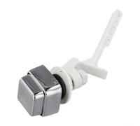 Pulsante di scarico per il risparmio idrico, Kit di scarico for WC, pulsante for montaggio laterale, plastica, design a risparmio idrico