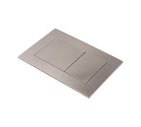 Pulsante di scarico per il risparmio idrico, Pannello con pulsanti di scarico for WC, placca doppia, pannello lavoro invisibile for, for TECE (9240401 9240407 9240417)(Brushed nickel (9240418)))