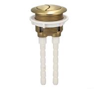 Pulsante di scarico per il risparmio idrico, Pulsante for cassetta di scarico for WC monoblocco in ottone spazzolato oro premium, pulsante for, for preciso for bagno, 38 mm