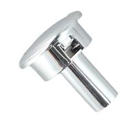 Pulsante di scarico per WC compatibile con Siamp Storm 33A, finitura cromata per un'estetica moderna del bagno (A)