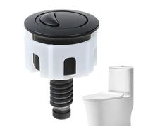 Pulsante di scarico per WC - Meccanismo a doppia spinta, design lucido, materiale di alta qualità, accessorio moderno ed elegante | controllo del cavo con pulsante toilette per accessori da bagno