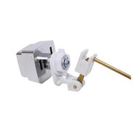 Pulsante di scarico per WC, Pulsante for serbatoio WC in ottone cromato con montaggio frontale