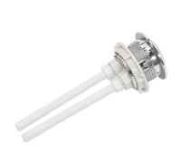 Pulsante di scarico WC Doppio scarico 38mm Wc Serbatoio dell'acqua Rotondo Aste con valvola Pulsante di spegnimento ABS Bi-Crescent for Cisterne WC da bagno