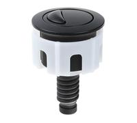 Pulsante di scarico WC Interruttore a pulsante 38-49 mm Accessori ABS Copriwater nero for bagno Doppio scarico Miglioramento della casa