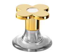 Pulsante di scarico WC - Pulsante di ricambio a forma di - pulsante a pressione maniglia del cassetto, adesivo impermeabile pulsante serbatoio 'acqua per bagno casa