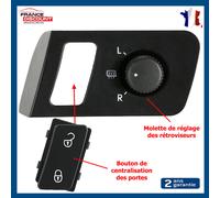 Pulsante Nero Di Retro + Apertura Di Porte Pinze VW Caddy 3 Touran - 1T0962125B